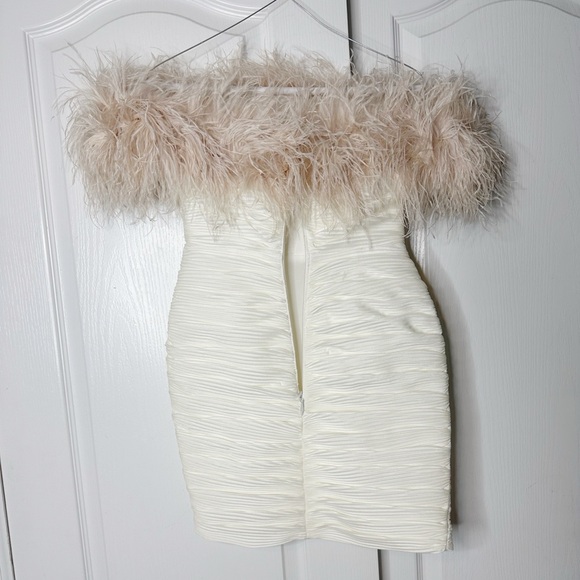 NWT Rachel Gilbert Zion Mini Pleated Dress- Ivory Size 4 US - Picture 6 of 16